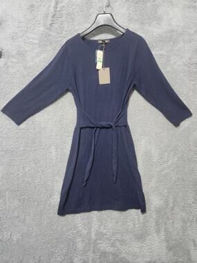 Womens Tommy Bahama Belted Dress Size Large Pickford Wrap Ocean Deep NWT